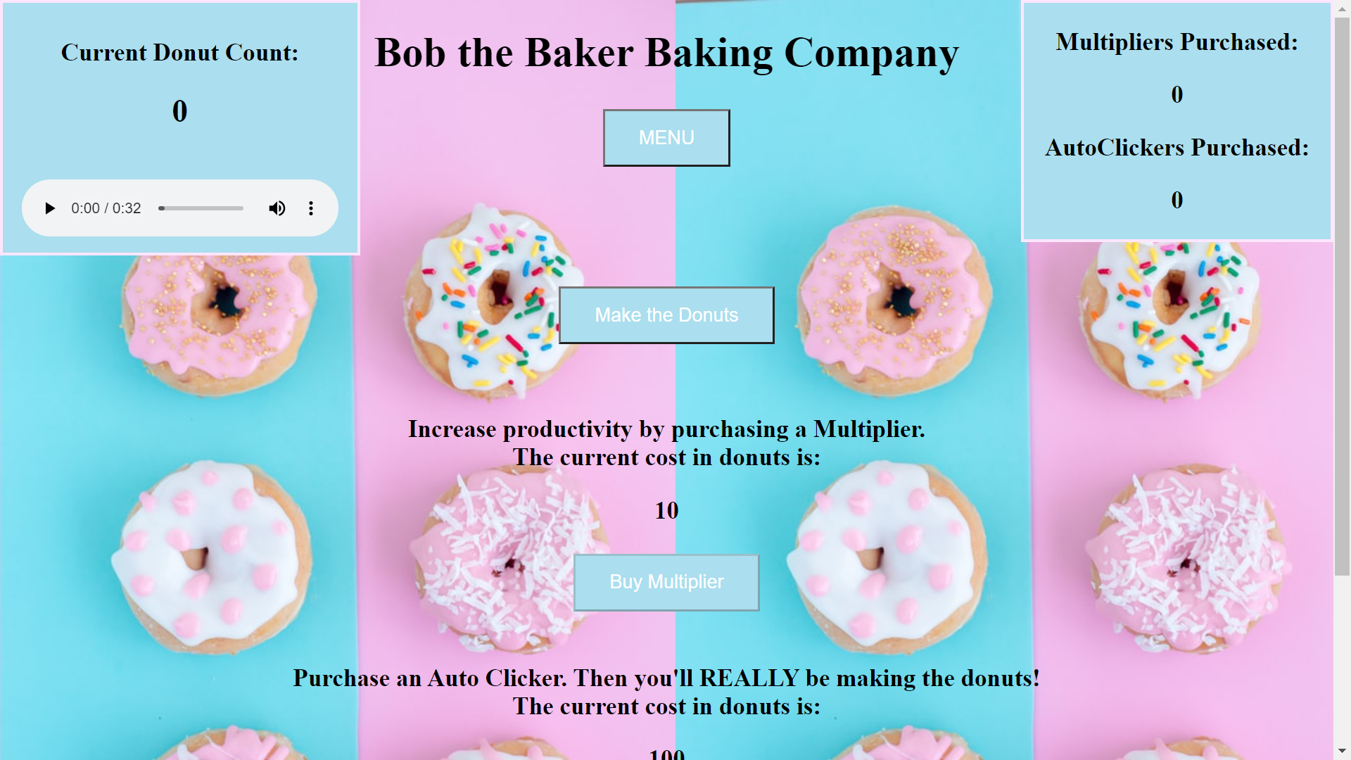 Donut Maker App Screenshot
